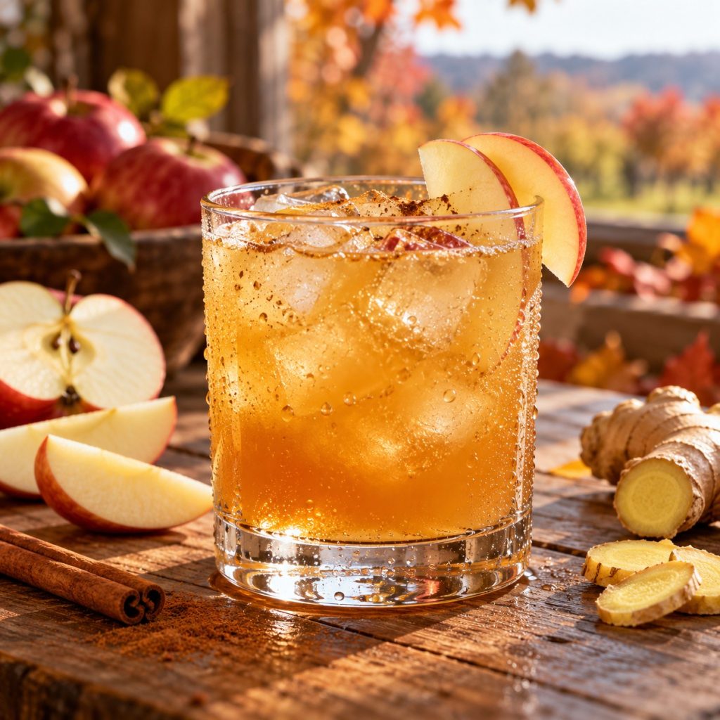 Apple Cider Ginger Mocktail