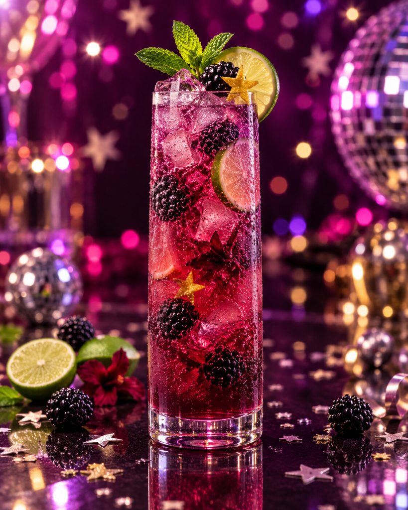 Blackberry Starburst Spritz