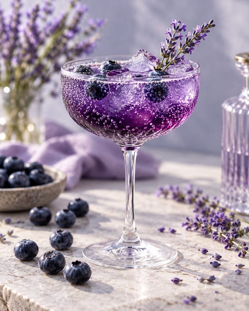 Blueberry-Lavender Fizz
