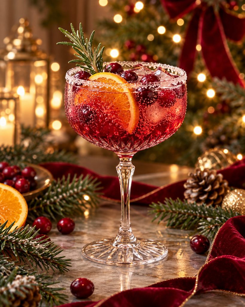 Cranberry Evergreen Sparkler