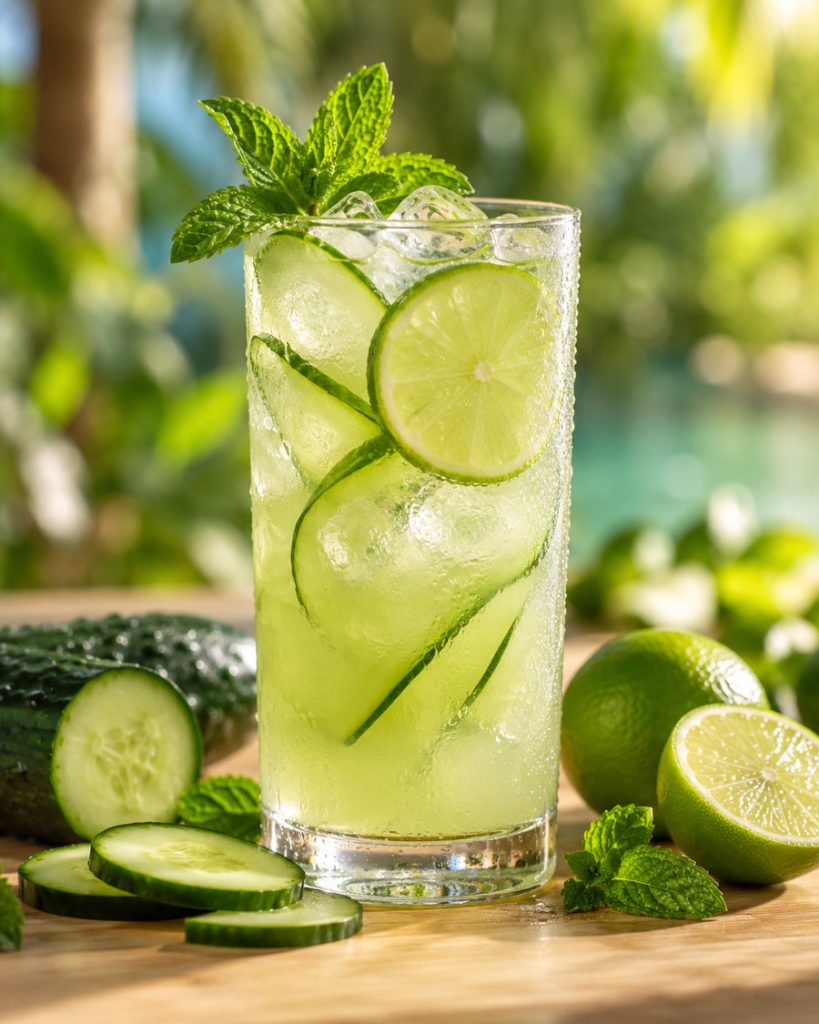 Cucumber Lime Mint Agua Fresca