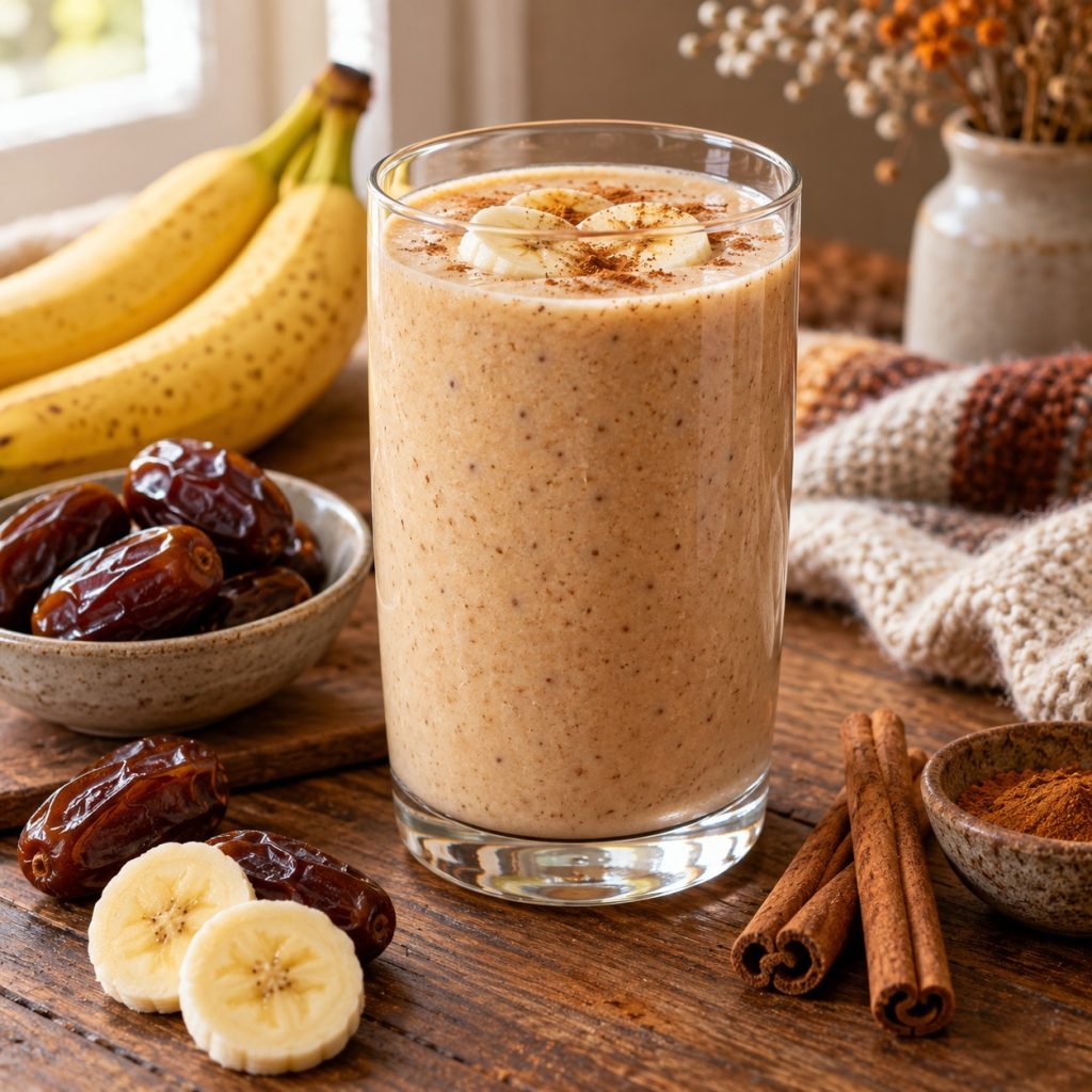 Date Banana Cinnamon Smoothie