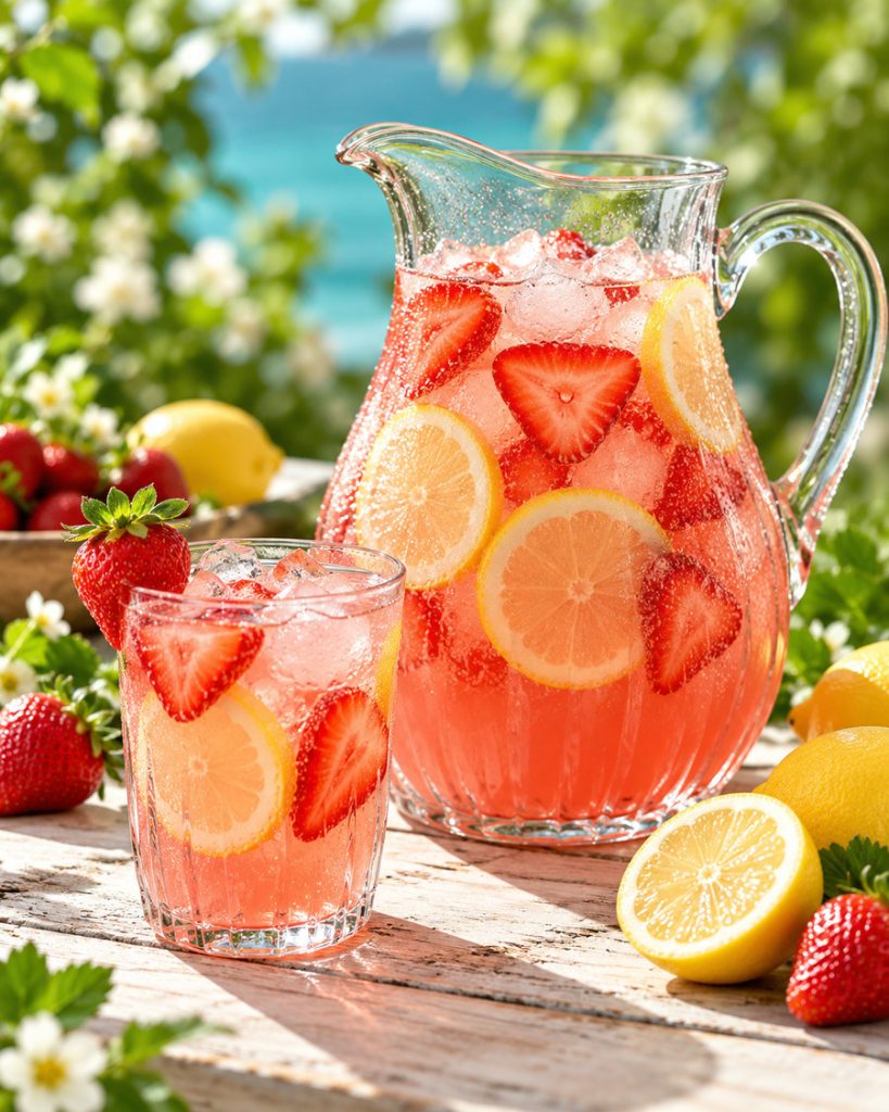 Fresh Strawberry Lemonade