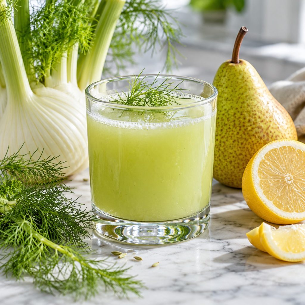 Pear Fennel Lemon Juice
