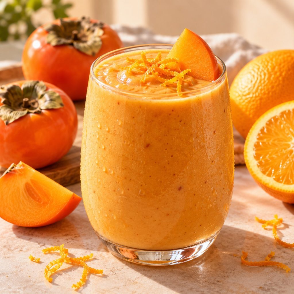 Persimmon Orange Smoothie