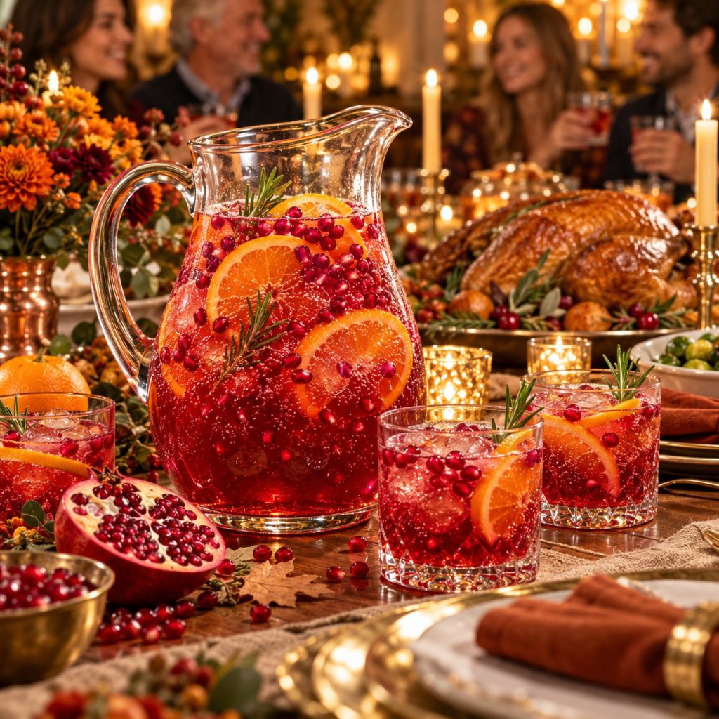 Pomegranate Orange Celebration Punch