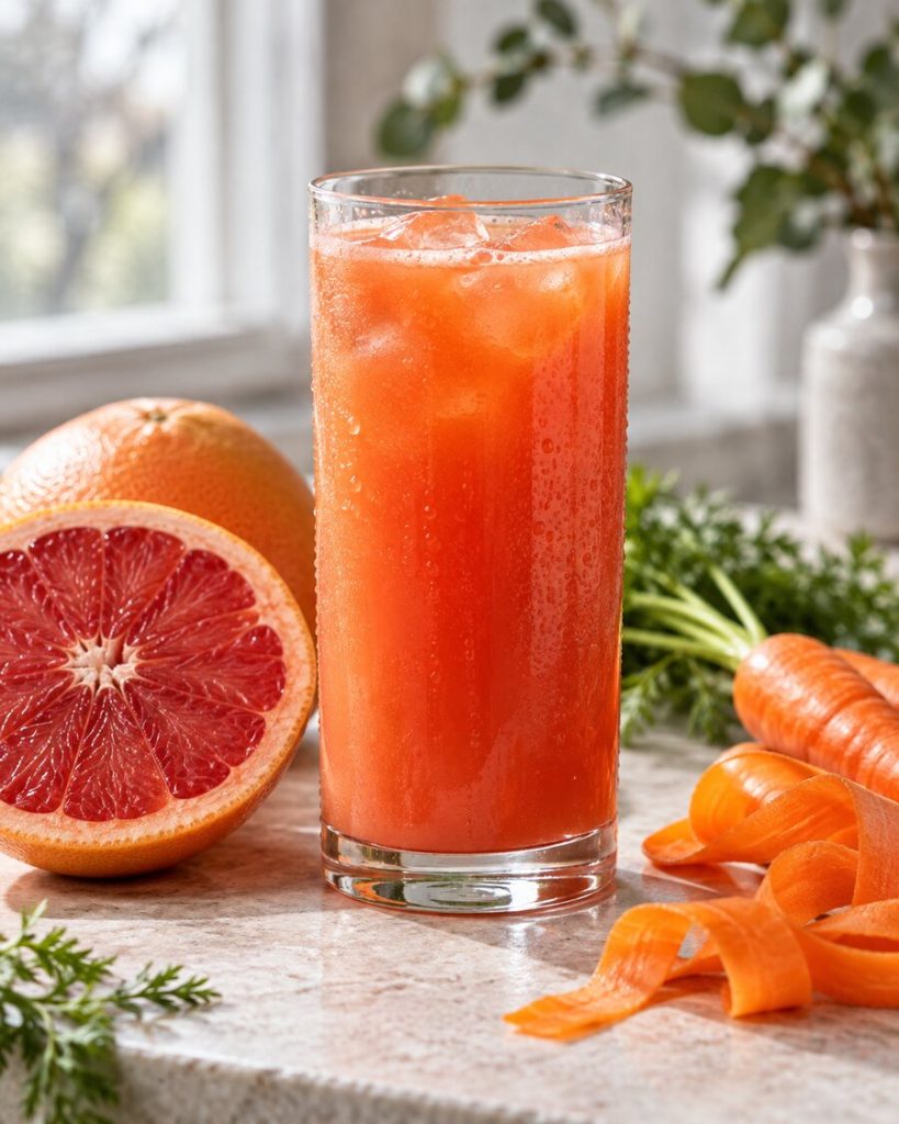 Ruby Grapefruit-Carrot Juice