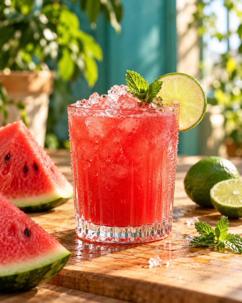 Watermelon Lime Agua Fresca