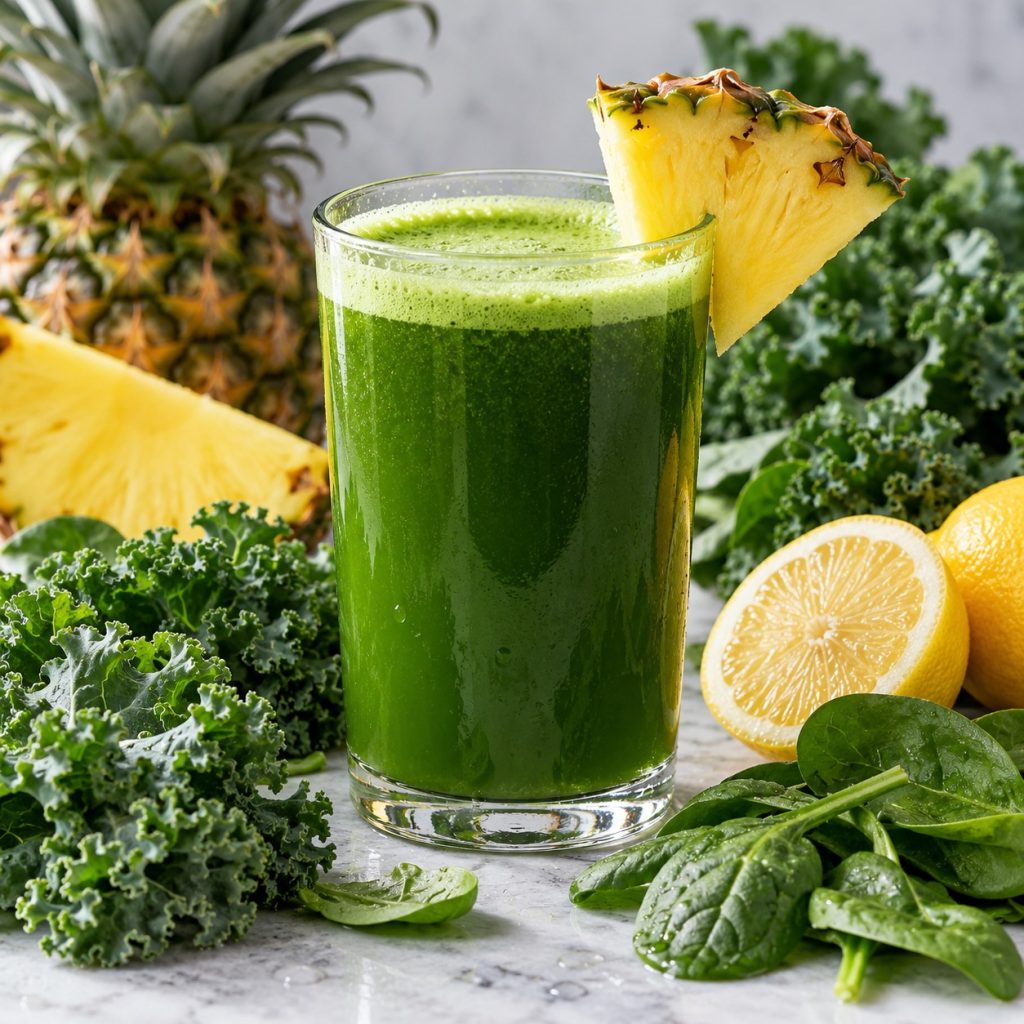 Winter Greens Pineapple Juice